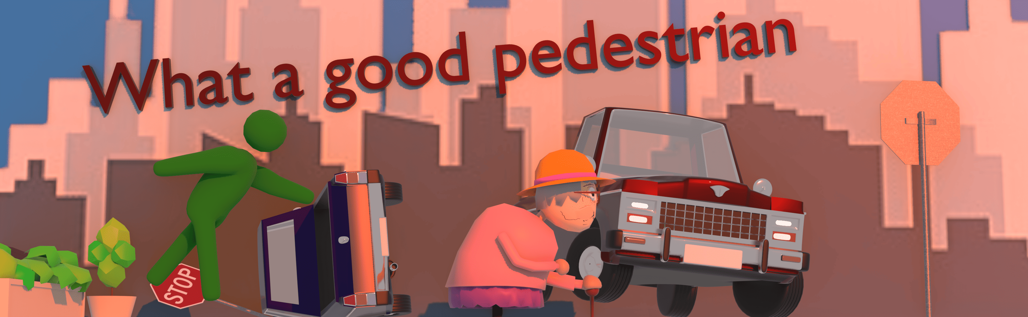 What a good pedestrian