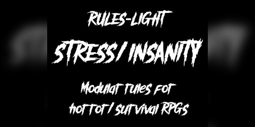 Cover image for STRESS/INSANITY RPG RULES (REGRAS DE ESTRESSE/INSANIDADE PARA RPGS)