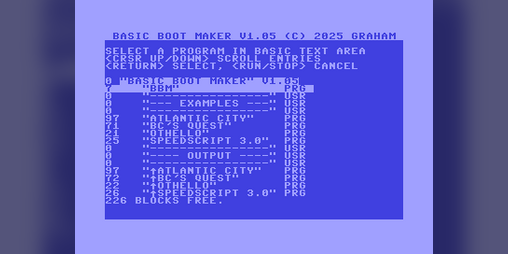 Cover image for BASIC Boot Maker