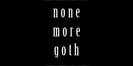 Cover image for None More Goth