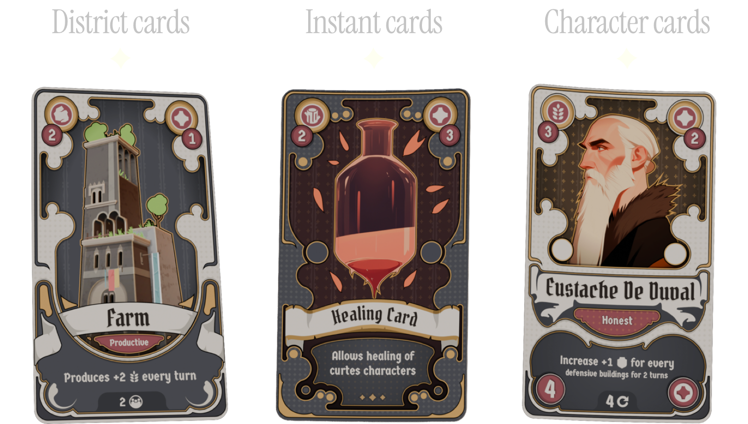 Midgardr cards types