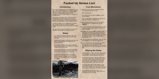 Cover image for Fucked Up Genius Loci
