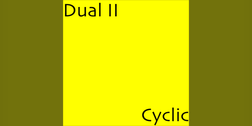 Cover image for Dual II: Cyclic