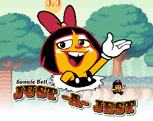 Cover image for Sunnie Bell in "Just -A- Jest"