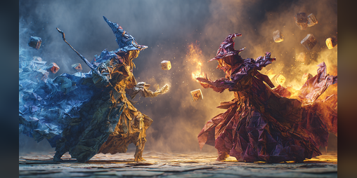 Cover image for Origami Wizard Battle