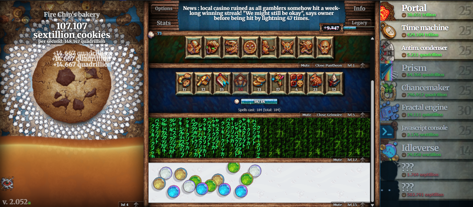 Cookie Clicker screenshot