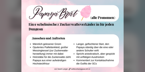 Cover image for Papaya Brät - Zuckerwatteverkäufer:in