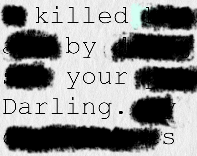 Cover image for Killed By Your Darlings