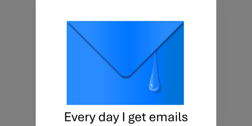 Cover image for Every day I get emails
