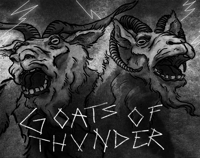 Cover image for GOATS OF THUNDER - Killing Thor