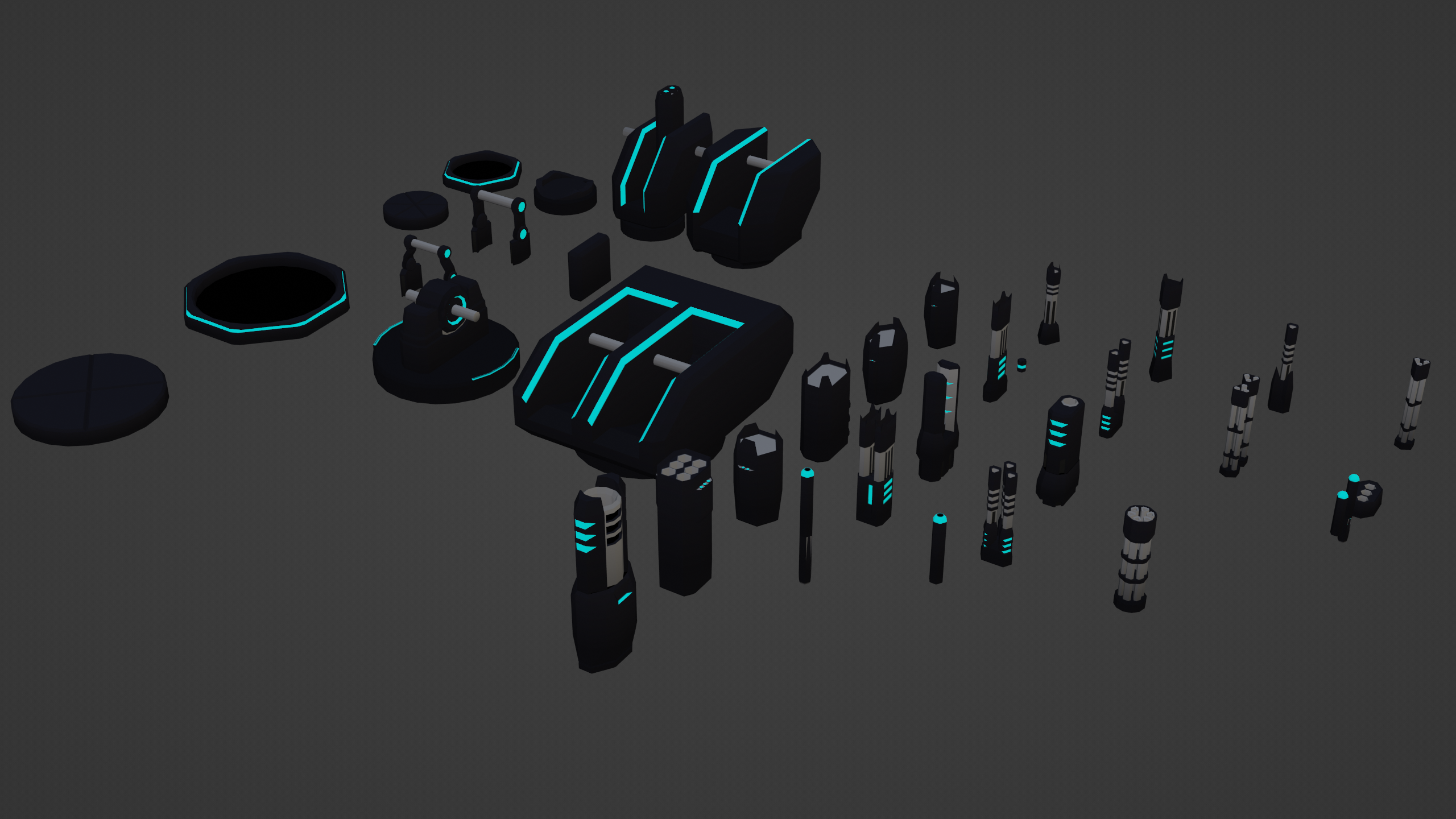 Sci-fi Modular Sentry Gun