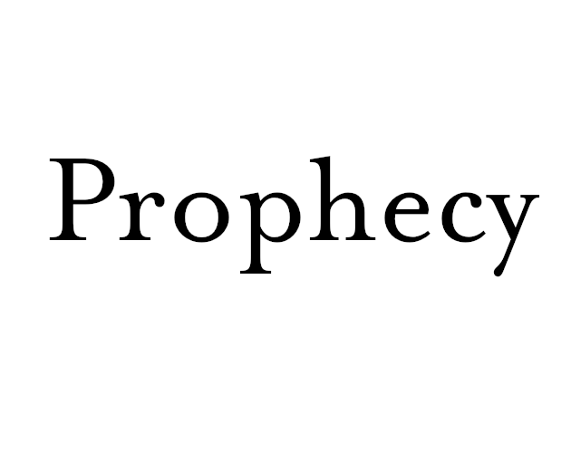 Cover image for Prophecy