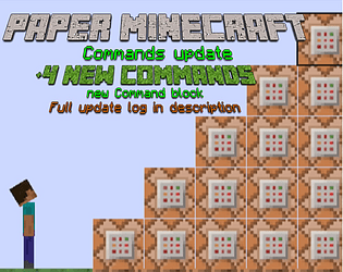 Paper Minecraft: Commands Update