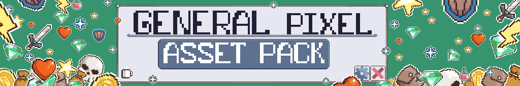 General Pixel UI Asset 32x32