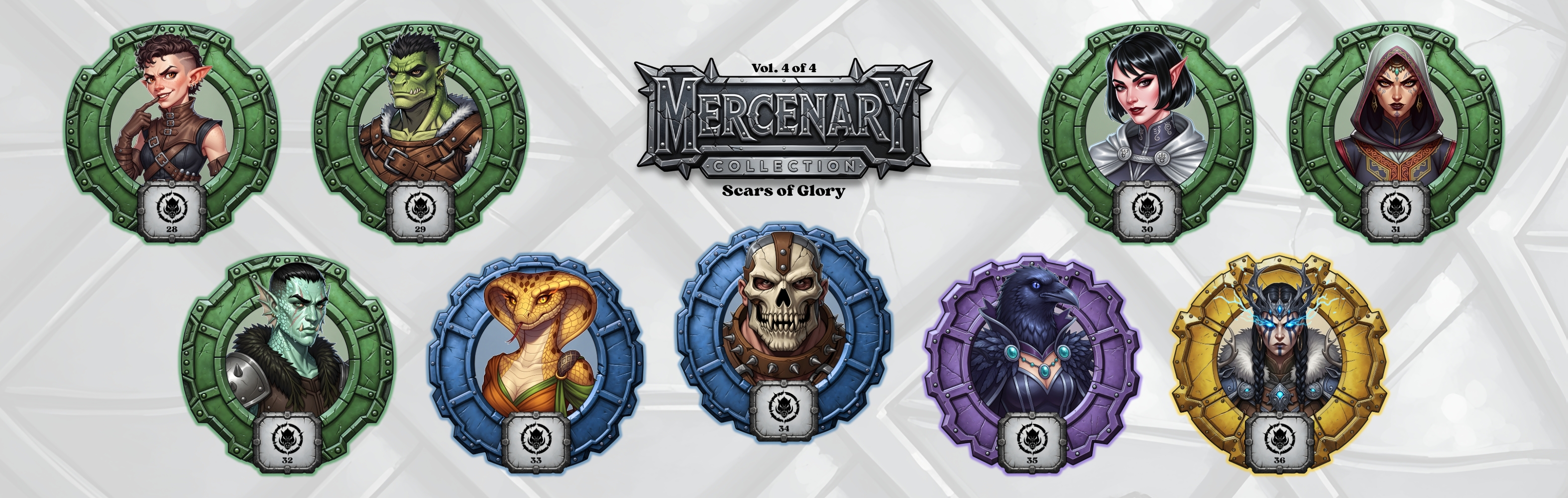 Mercenary Collection Vol 4 - Scars of Glory