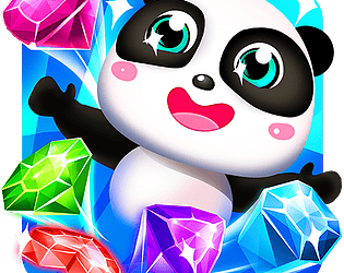 Panda Gems Jewels Game Match 3 Puzzle