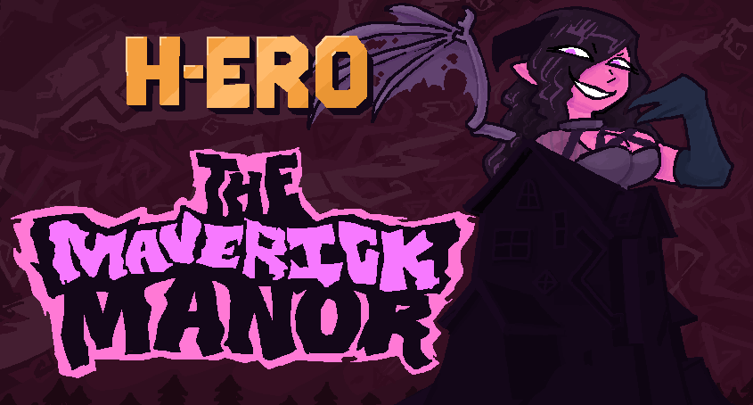 Cover art for H-ERO - the Maverick Manor by Pyksies — adult visual novel