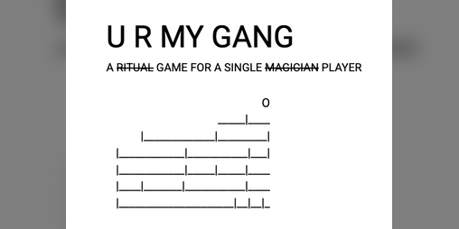 Cover image for U R MY GANG