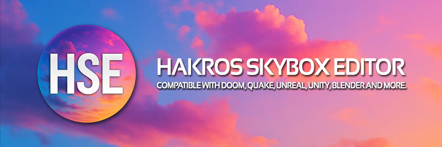 Hakros Skybox Editor (Cubemaps for DOOM, QUAKE, UNREAL, UNITY, BLENDER and more)