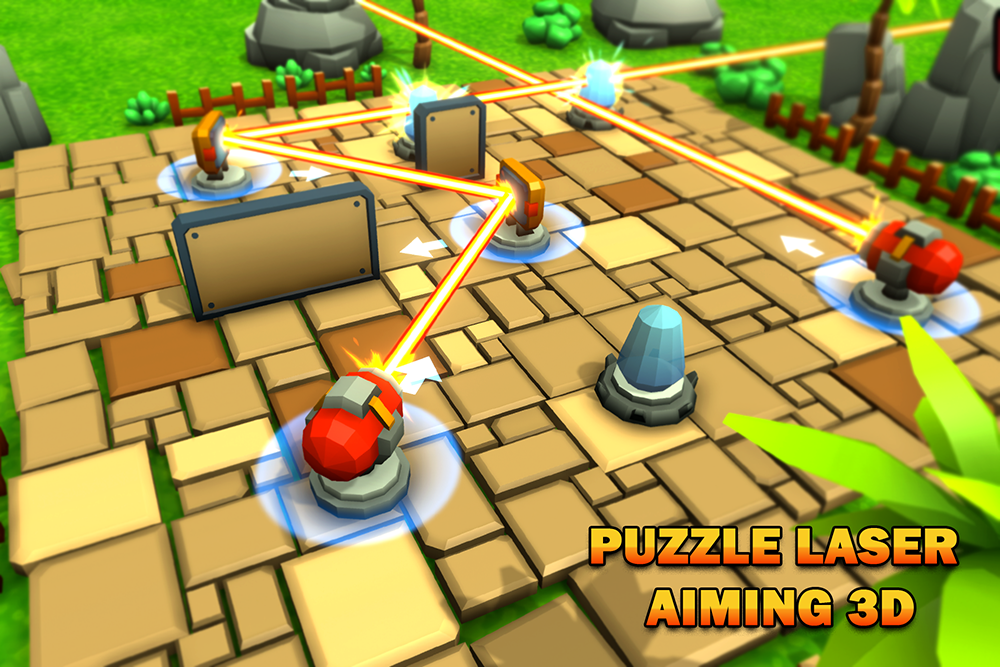 Puzzle Laser Aiming 3D - Game Template by Black Rose Developers