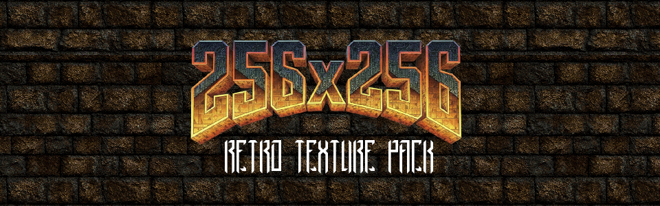 256x256 Retro Texture, Sprite and Skybox Pack