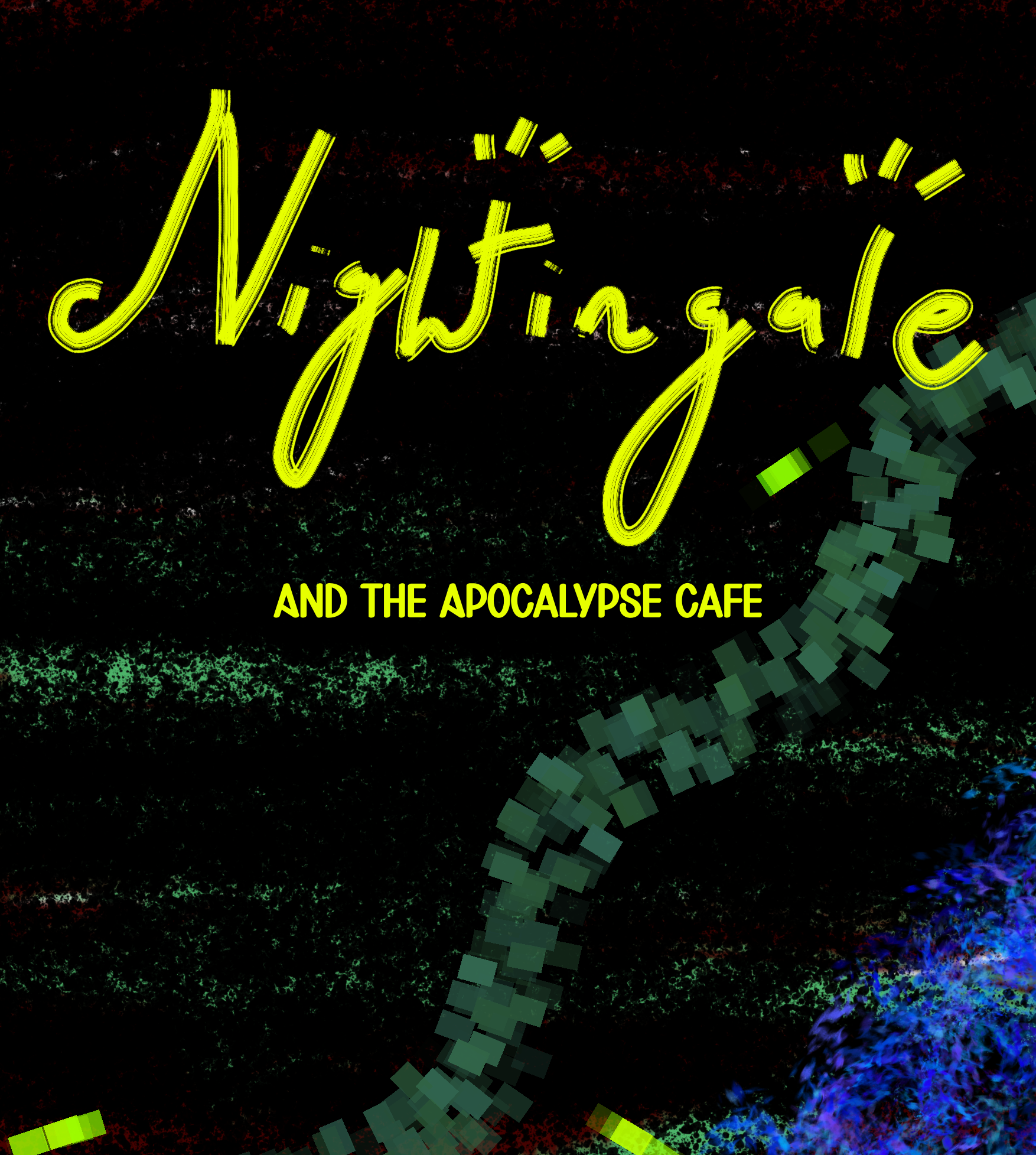 Cover image for Nightingale and the Apocalypse Cafe