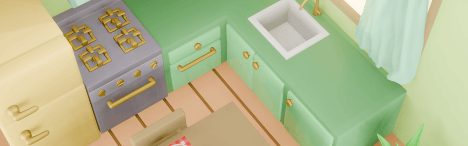 Cozy Kitchen Game Assets Pack 3D Models