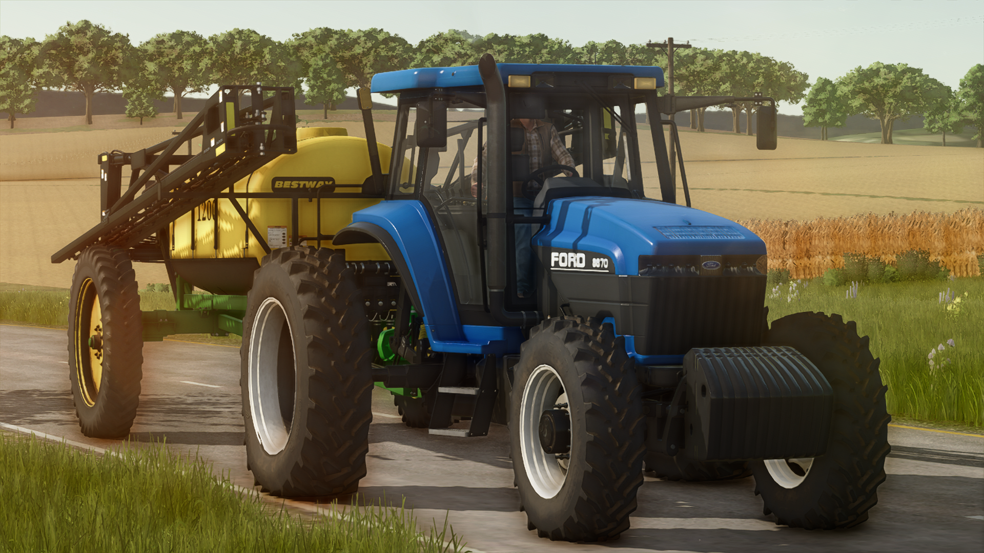 Cover image for FS25 New Holland 70 Series Tractors