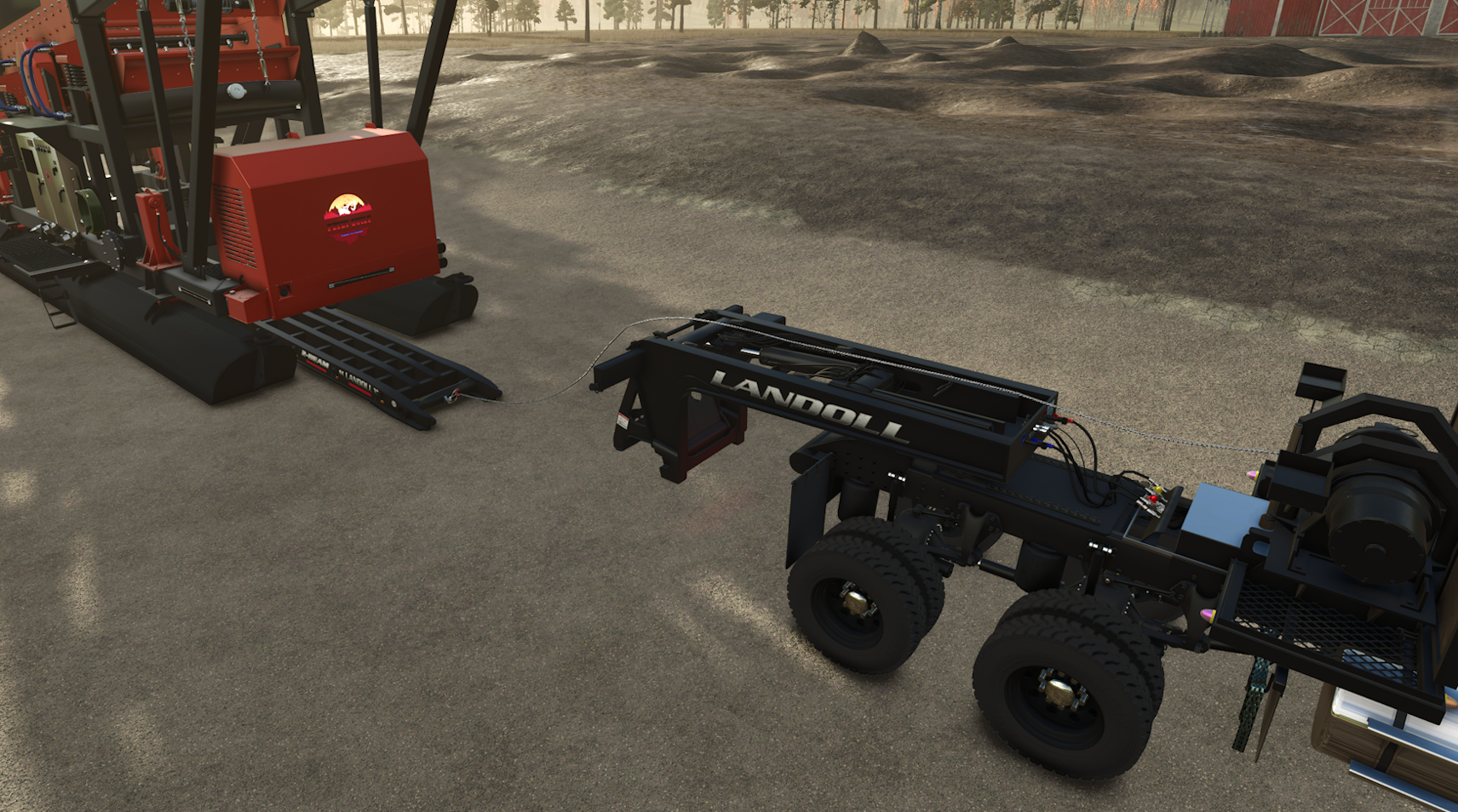 Cover image for Landoll “2 Beam” Lowboy Trailer