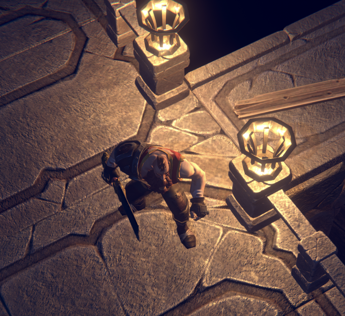 A Warrior in a Dungeon