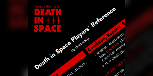 Cover image for Death in Space Players' Reference