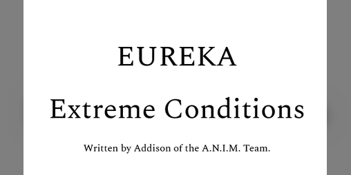 Cover image for Eureka: Extreme Conditions (Beta February 5th 2026)