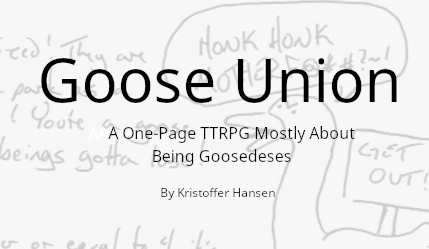 Cover image for Goose Union
