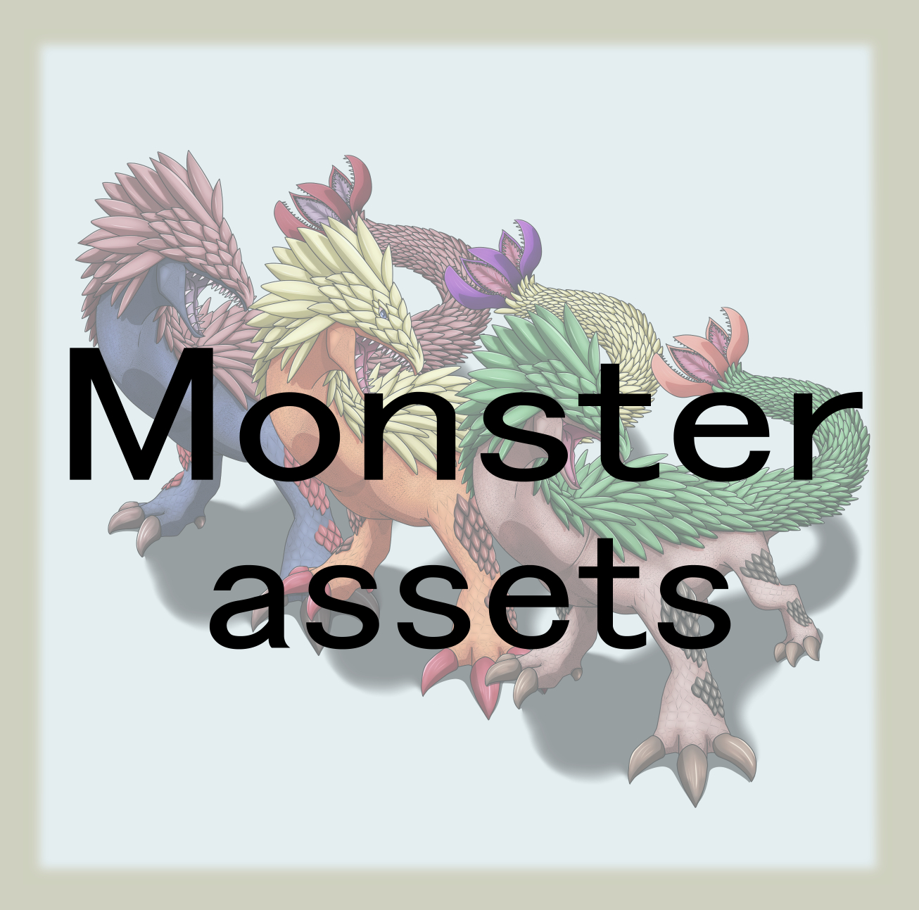 04_Fantasy Monster Asset Pack Vol.40 by miraeru