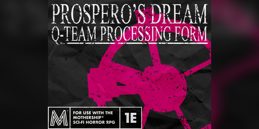 Cover image for Prospero's Dream Processing Form [Unofficial]