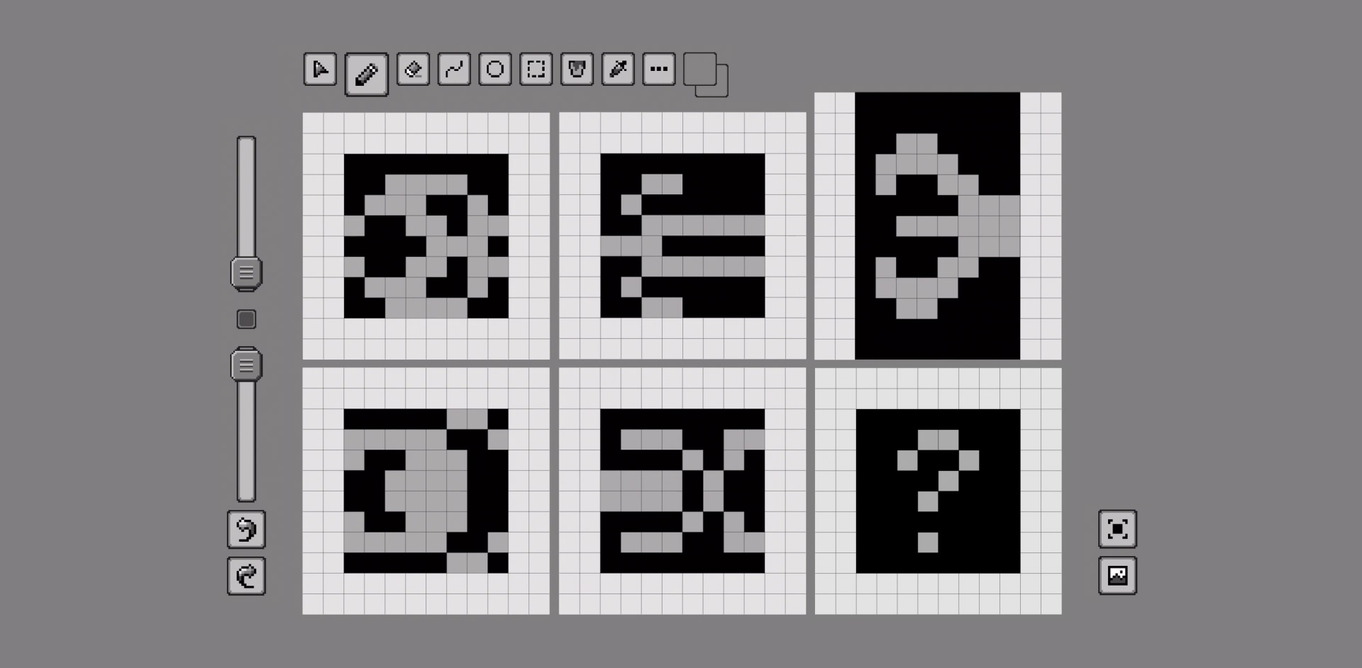 MUTATIS enemy sprites.