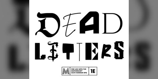 Cover image for DEAD LETTERS