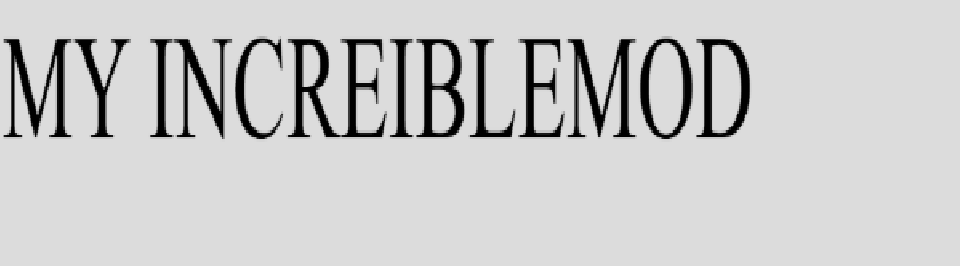 MY INCREIBLEMOD