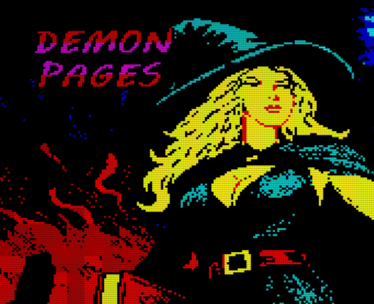 Demon Pages (Zx Spectrum 128K) by JuanGM
