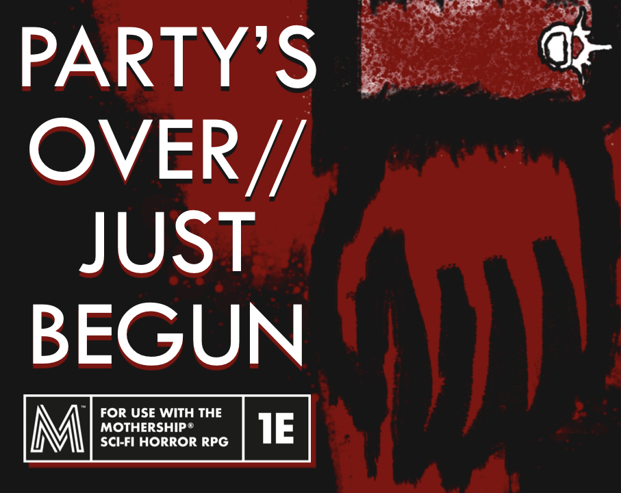 Cover image for PARTY'S OVER//JUST BEGUN