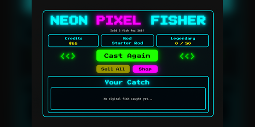 Cover image for Neon Pixel Fisher
