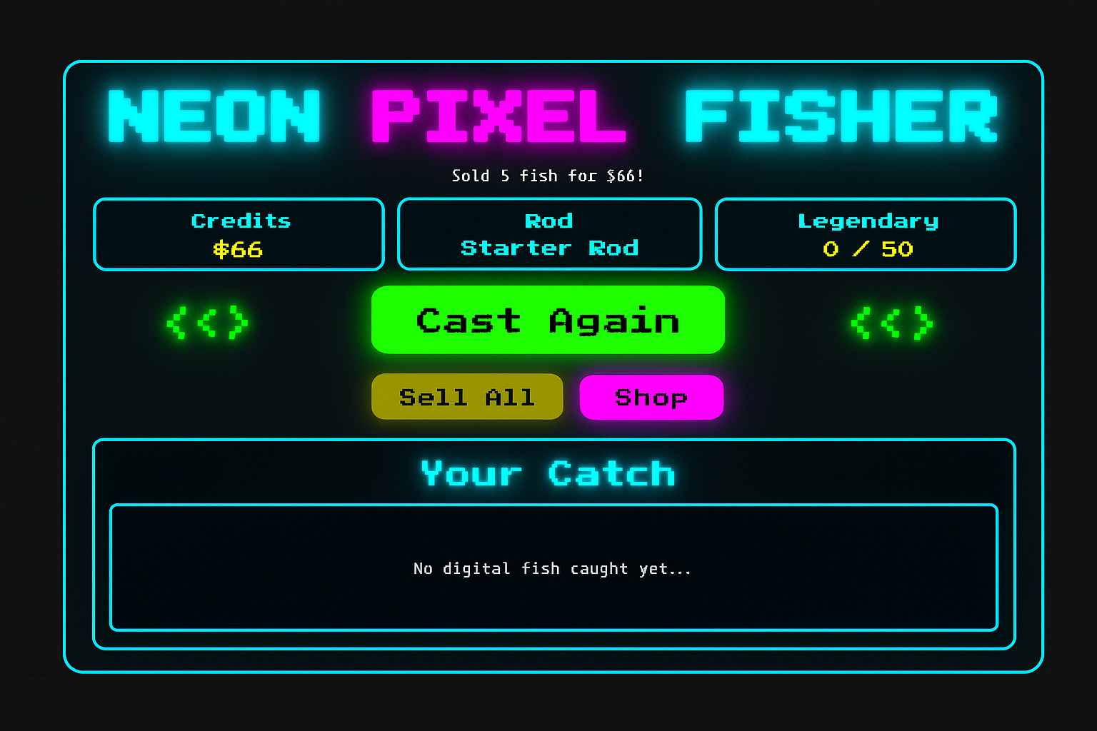 Cover image for Neon Pixel Fisher