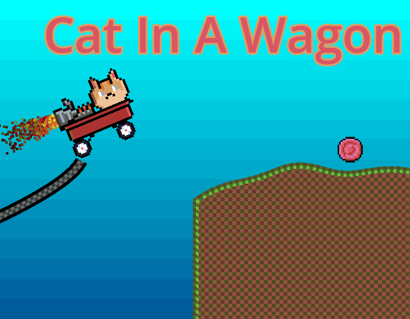 Cat In A Wagon