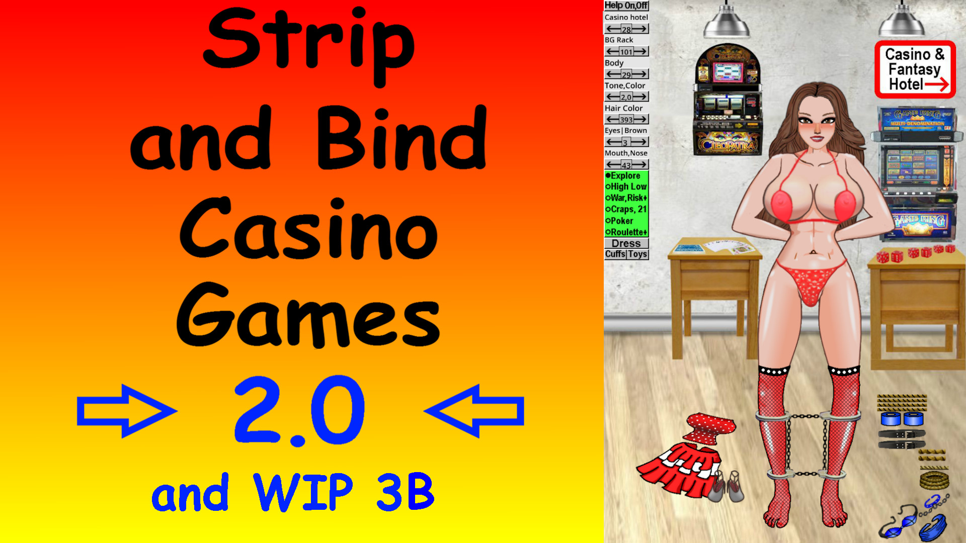 Strip And Bind Casino Games 2