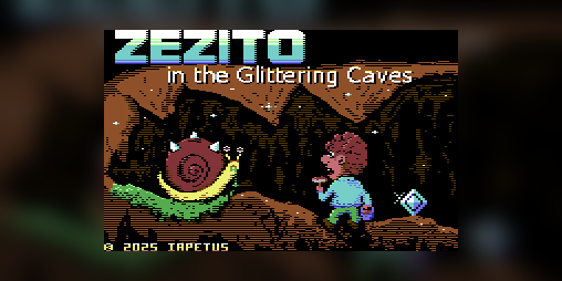 Cover image for Zezito in the Glittering Caves C64