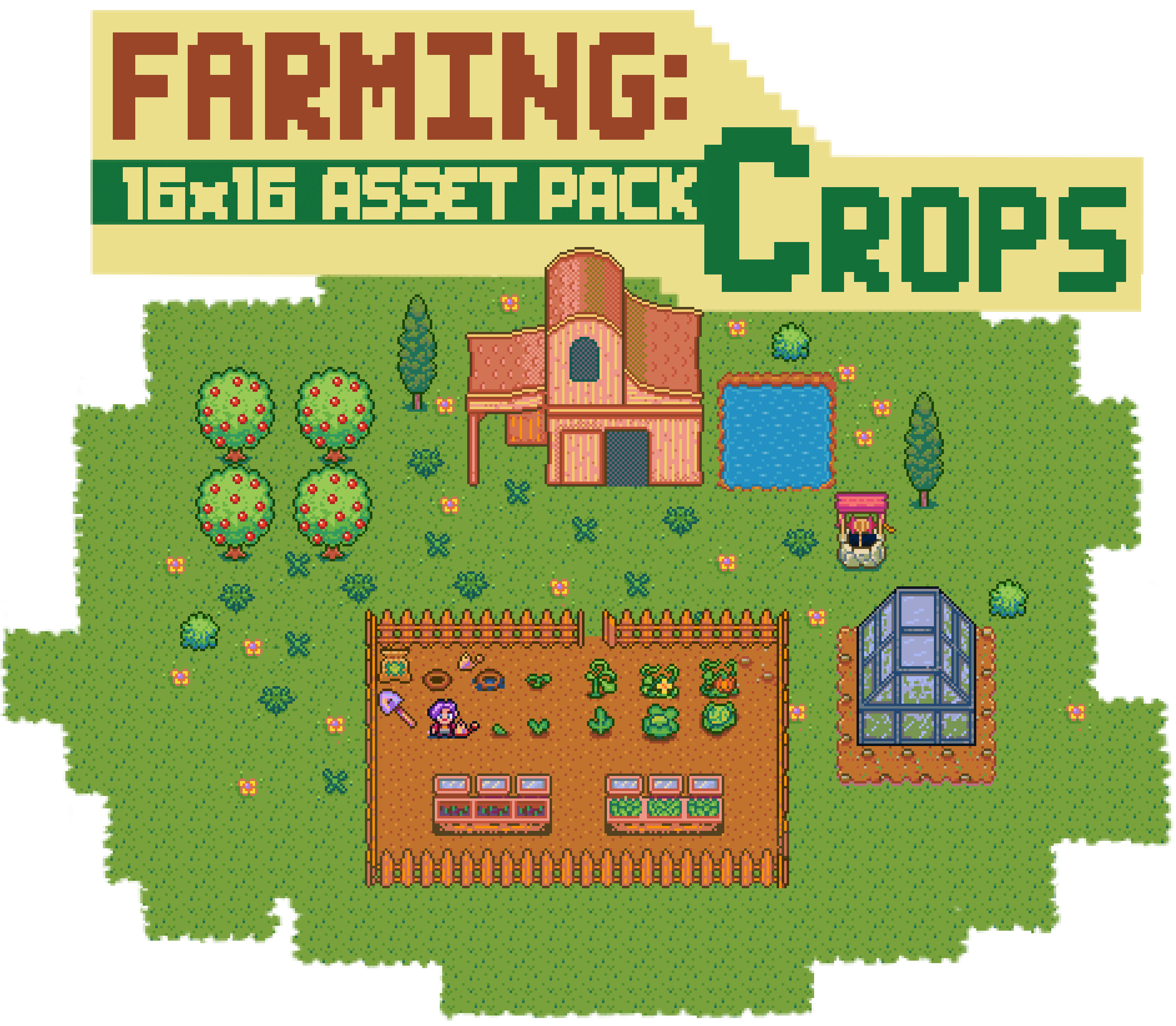 FARMING: CROPS - 16x16 Asset Pack