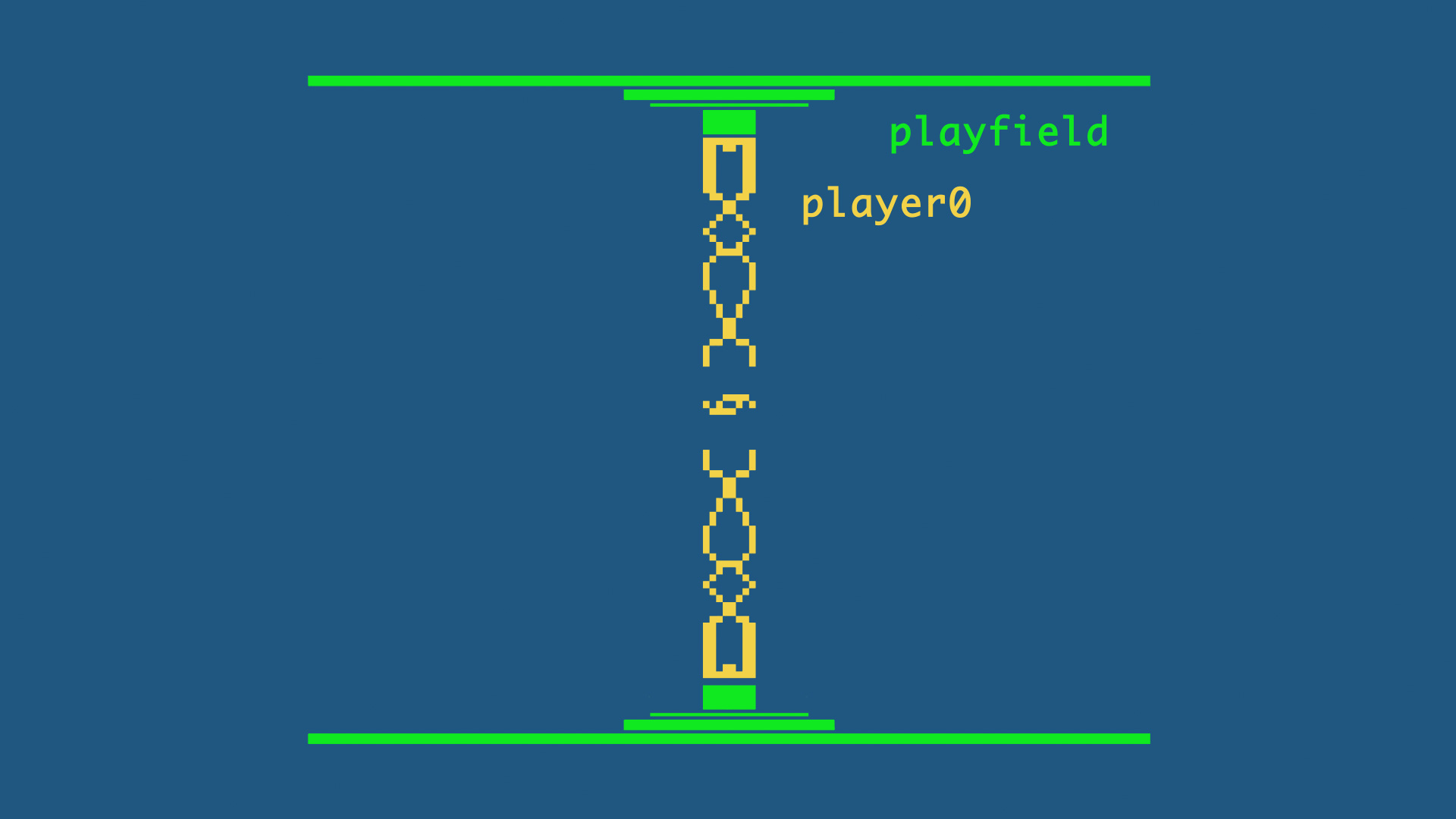 Playfield and Player0 screenshot.