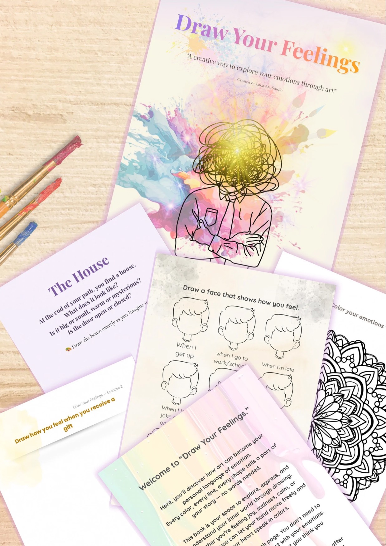 Draw Your Feelings – The Emotional Art Game by LaLa Art Studio ✨