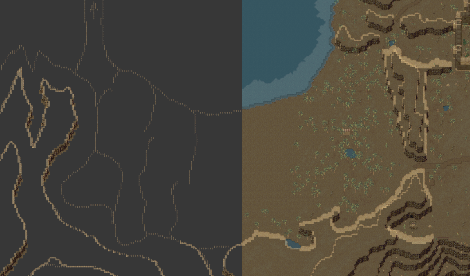 Initial line art Initial line art