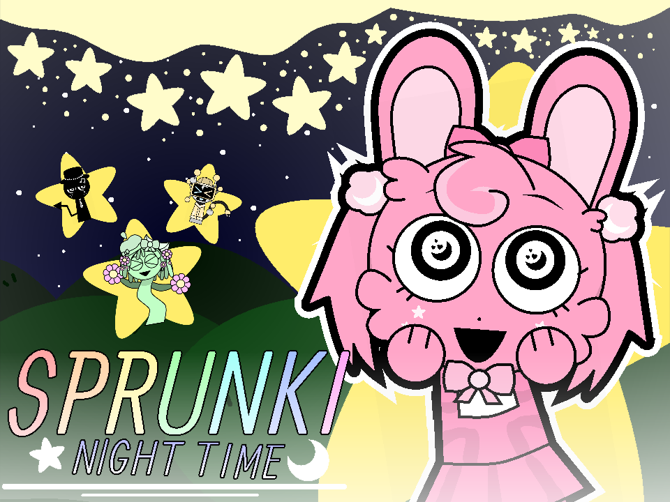 Cover image for Sprunki Night time by ayceinyoface Old ver